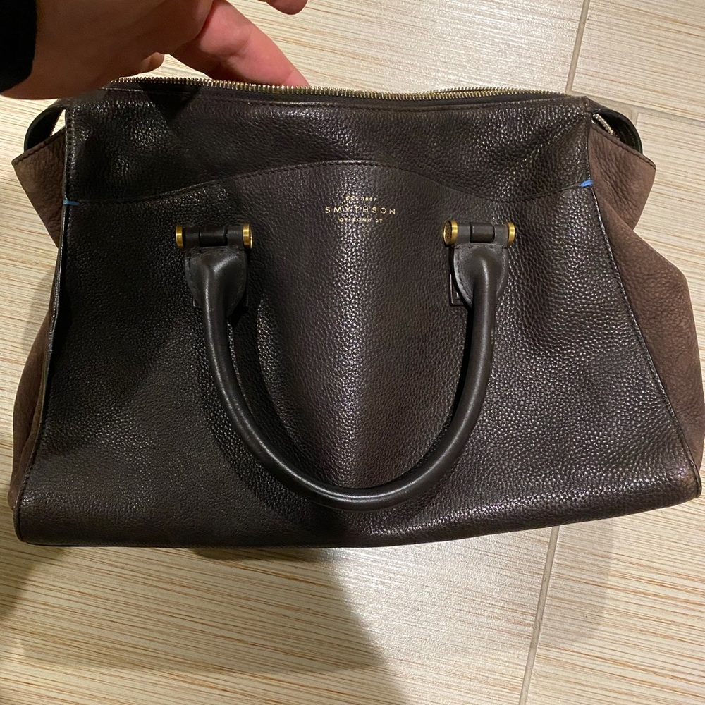 Smythson Tote Eliot Collection Hobo Bag - Picture 2 of 16